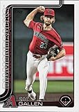 2025 TOPPS SERIES 2 448 ZAC GALLEN ARIZONA DIAMONDBACKS BASEBALL OFFICIAL TRADING CARD OF MLB