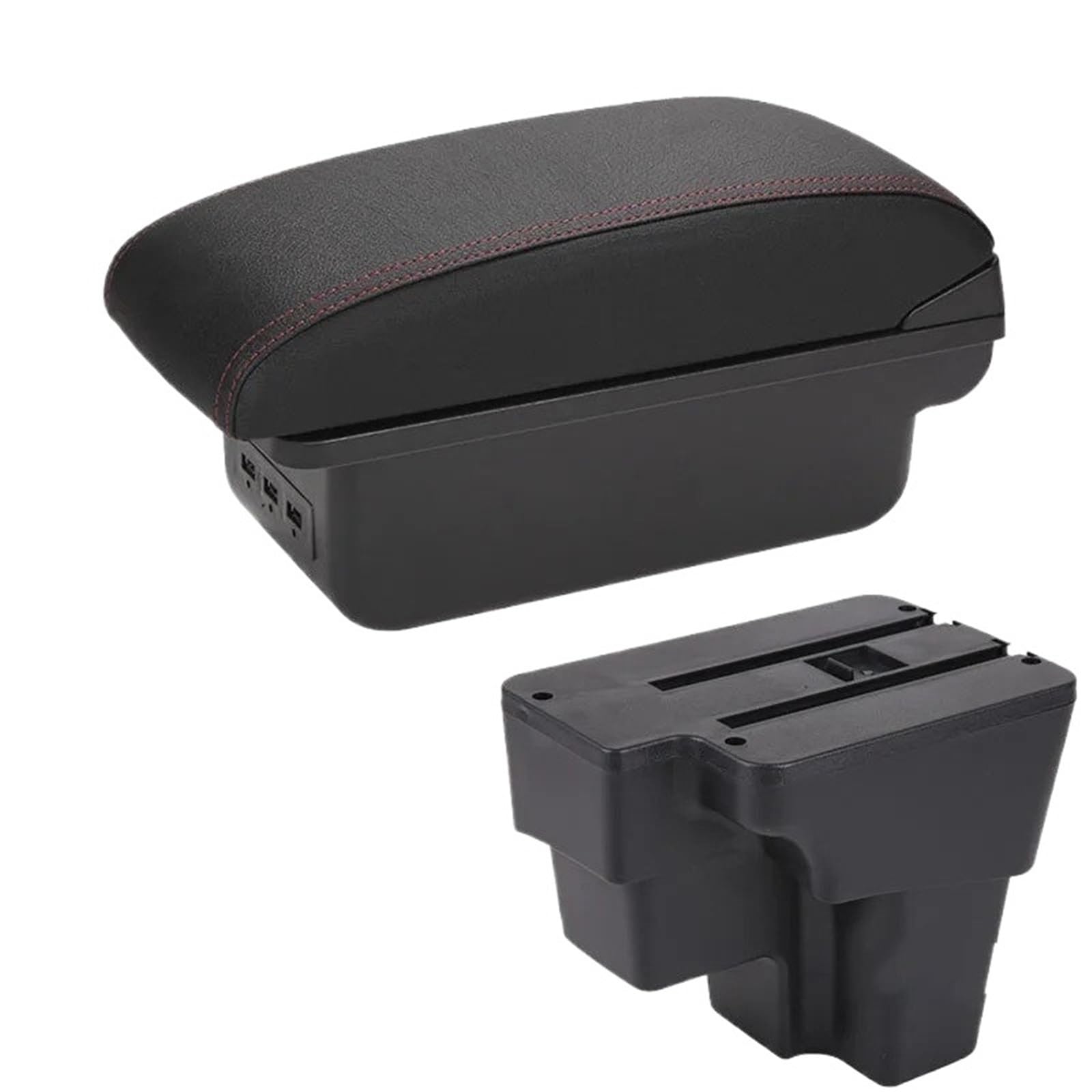 JMOLXURI Car Armrest Box For KIA For STONIC For Rio Lx For Cerato Armrest Box Car Center Console