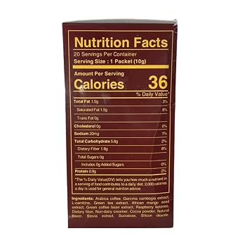 Slimming Mocha Coffee Burn + Control Herbal Coffee Metabolism & Weight Management Premium Arabica & Robusta Blend Sugar Free, Gluten Free, Keto Friendly