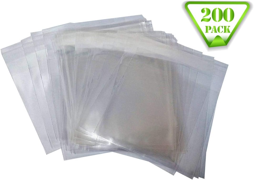 NSM Premium OPP Clear Bag [200P] Resealable Cellophane Wrap Sealing Plastic Bag (2.8" x 4"(7cm x 10cm))