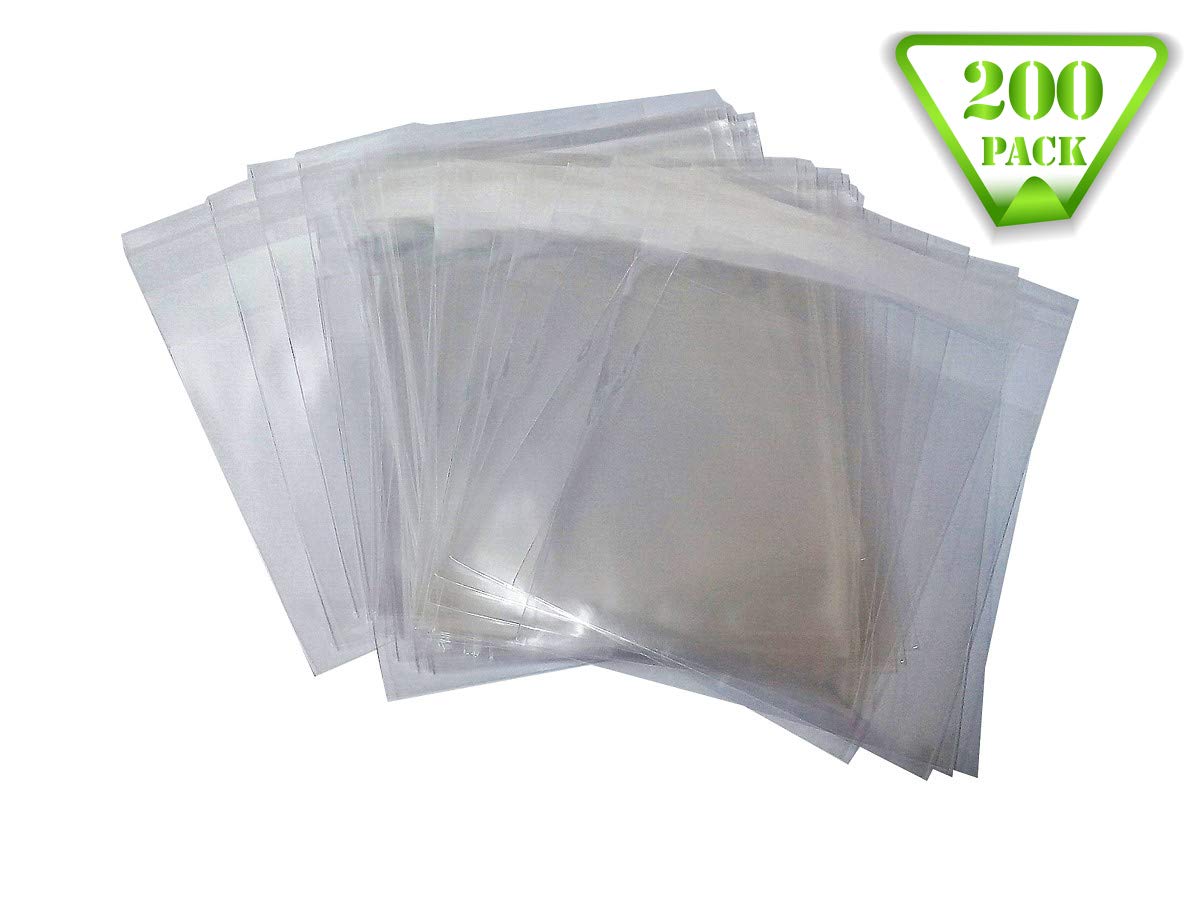 NSM Premium OPP Clear Bag [200P] Resealable Cellophane Wrap Sealing Plastic Bag (2.8" x 4"(7cm x 10cm))