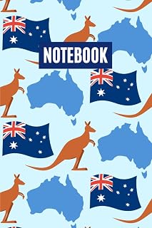 Kangaroo Notebook: Blank Lined Kangaroo & Australia Themed Notebook Journal | Perfect Travel Gift Idea | 100 Pages | 6 x 9"