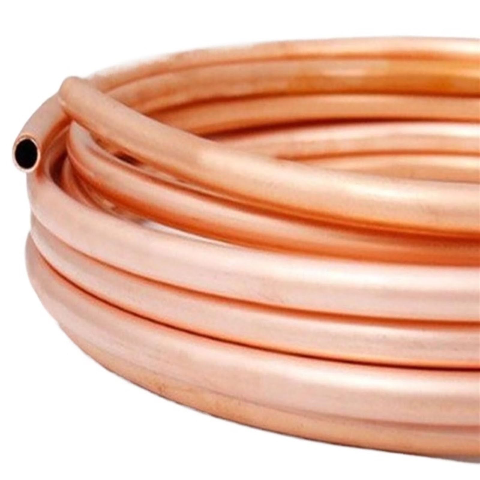 Bündel 99,9% reines T2-Weichkupferrohr, Kupferspule for Klimaanlagen und Warmwasserbereiter, 2 mm, 3 mm, 4 mm, 16 mm, 19 mm, 22 mm Gebäude(14mm x 1.5 mm