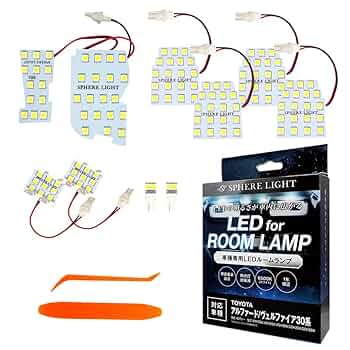シェアスタイル　アルファード ヴェルファイア 30 LEDルームランプ ホワイト ヴェルファイア アルファード 30系 LED ルームランプ LED仕様車