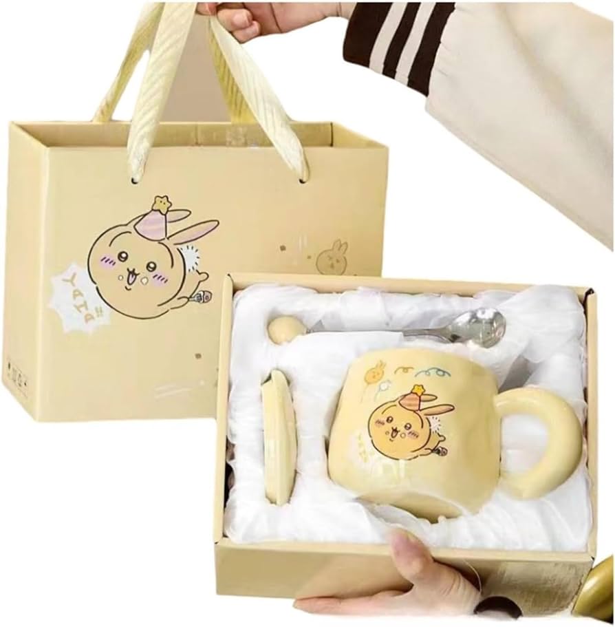 Amazon.co.jp: ちいかわ カップ 3点セット 蓋つき マグカップ
