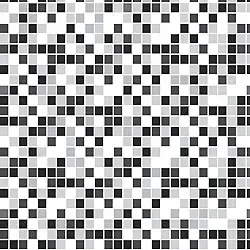 Papel De Parede Adesivo Pastilha Tons Preto Branco Cinza 1m