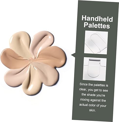 2pcs Makeup Mixing Palette Acrylic Art for Women Foundation Makeup Storage