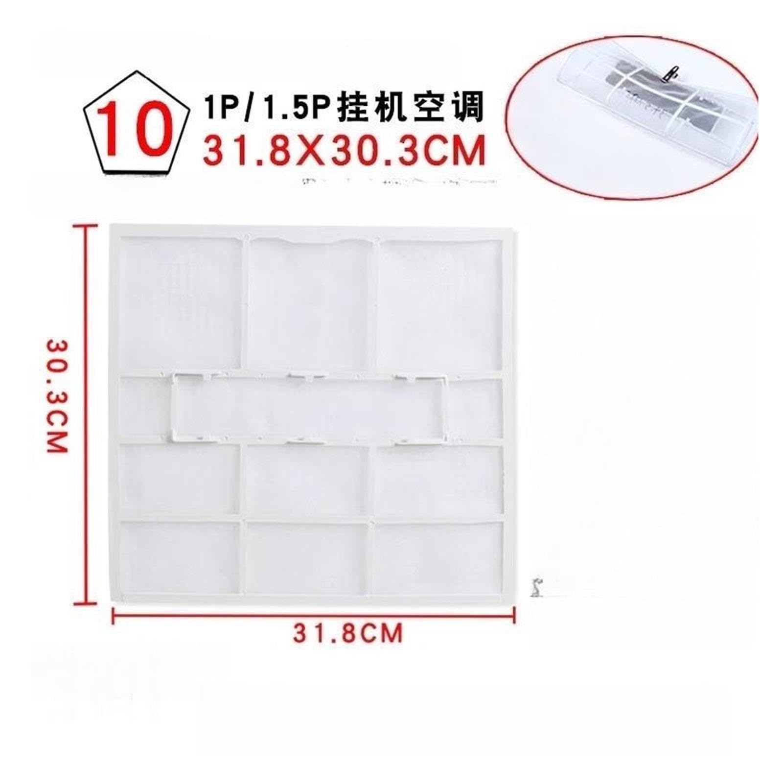 Filtre Climatiseur,Compatible avec Gree 29.2X29.2 32X25.5 29X26.5