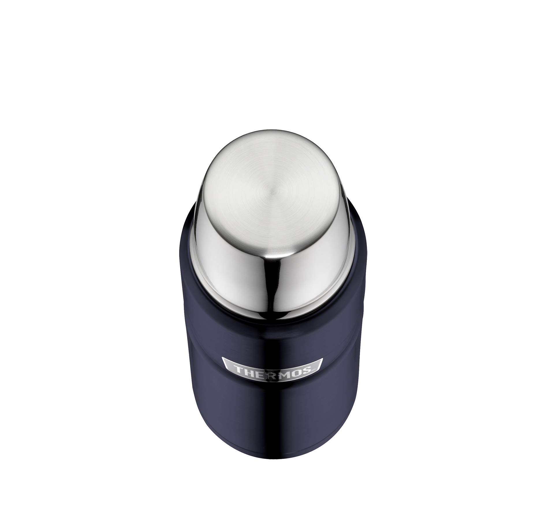 THERMOS STAINLESS KING BEVERAGE BOTTLE 0,47l, midnight blue, Thermosflasche, 12h heiß / 24h kalt + THERMOS STAINLESS KING FOOD JAR 0,47l, midnight blue, Thermosbehälter inkl Löffel, 6h heiß / 24h kalt