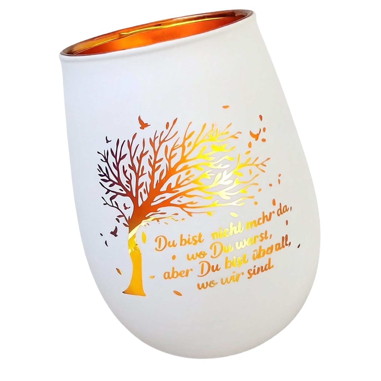 JTQYFI Mourning Gift with Engraving Grave Light Glass Funeral Light As Memory Lights Mourning Decoration for Condolence Funeral