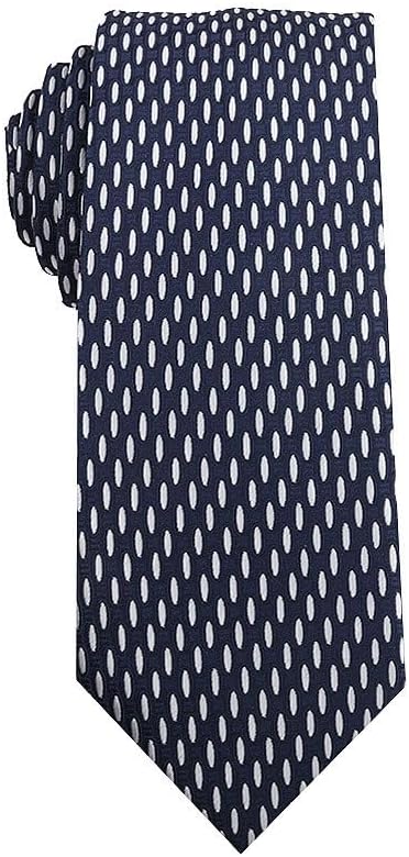 Men's Polyester Silk Business Formal High End Cashew Flower Striped Tie