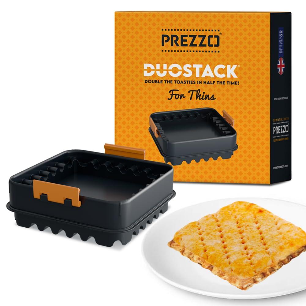 Prezzo Duostack - Double Toastie Crimper Add-On | Seals 2 Toasties at Once | Compatible with Prezzo Toastie Crimper (Sold Separately) | No Mess, No Leaks | Perfectly Sealed Toasties for the Toaster-image-4