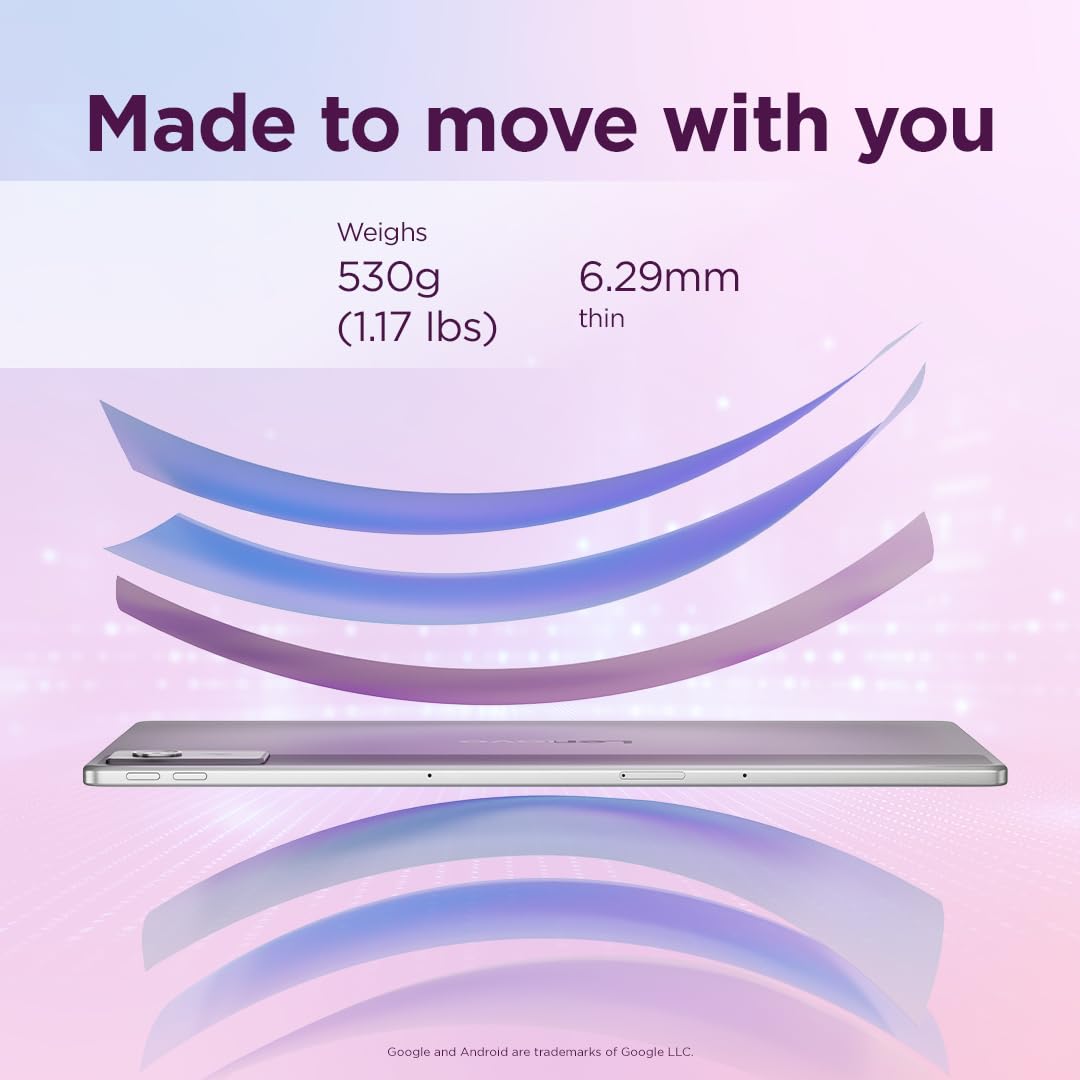 Lenovo Idea Tab Plus Android Tablet | 12.1 inch 2.5K (2560x1600) Display | MediaTek Dimensity 6400 | 8 GB RAM | 256 GB UFS 2.2 | Wi-Fi 5 | Luna Grey |Tab Pen + Folio Case - 3