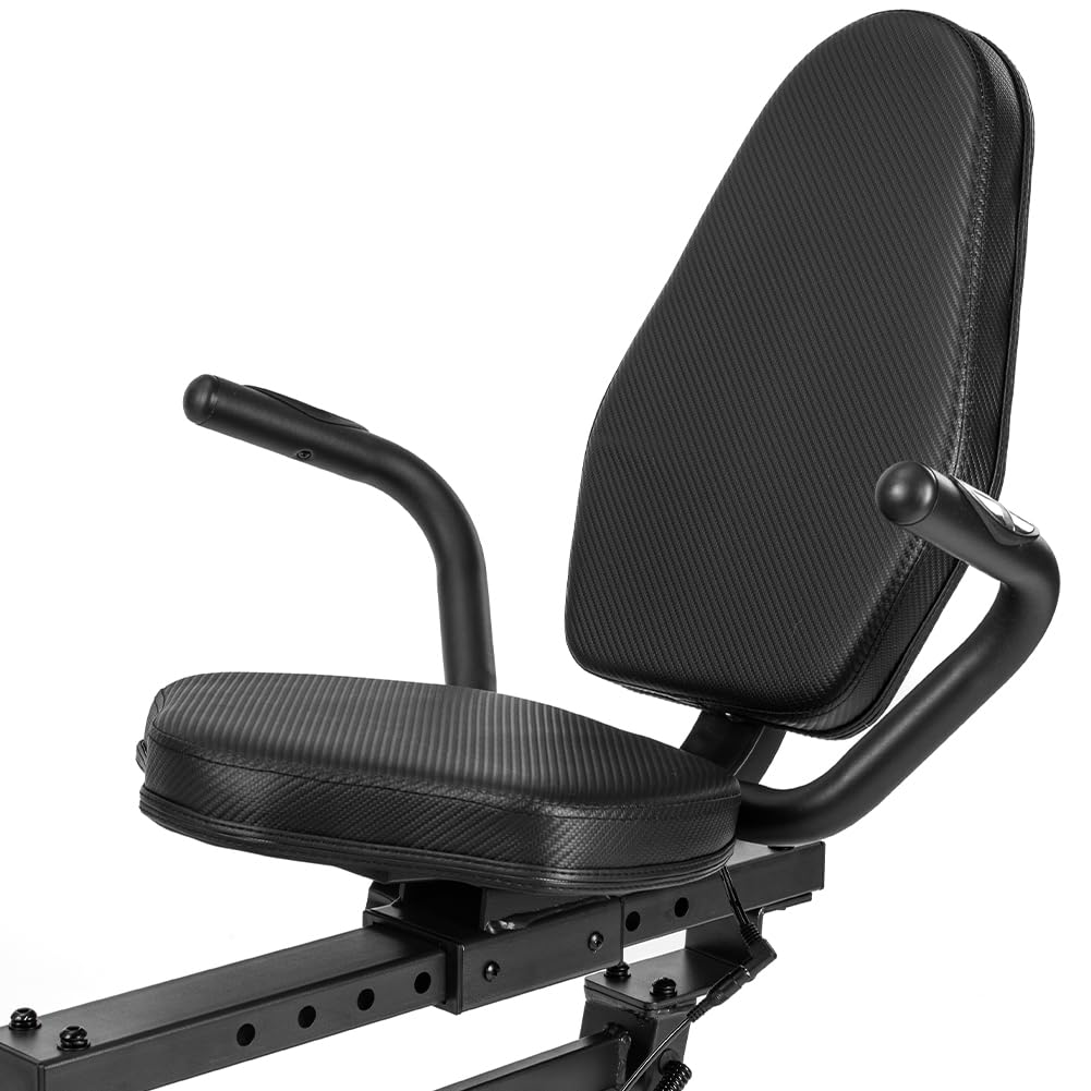 BAKAJI Cyclette Magnetica da Casa con Sedile Regolabile Ergonomico, Bici Fitness per Allenamenti Cardio, Bicicletta per Palestra Sport di Resistenza con Schermo LCD e Controllo Frequenza Cardiaca