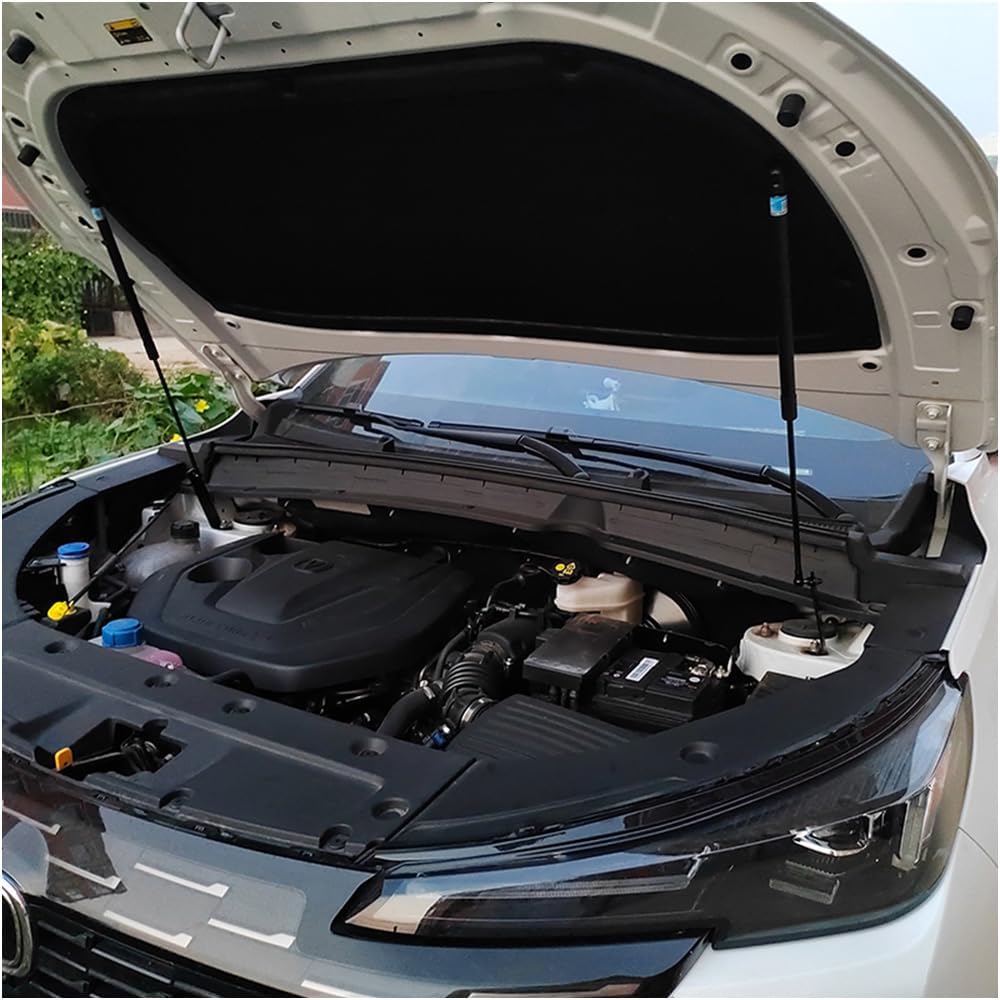 Car Hood Cover Lifting Support Hydraulic Rod Strut Bar Compatible With CHANGAN CS55 Plus 2021-Pre Car Styling(Carbon blue)