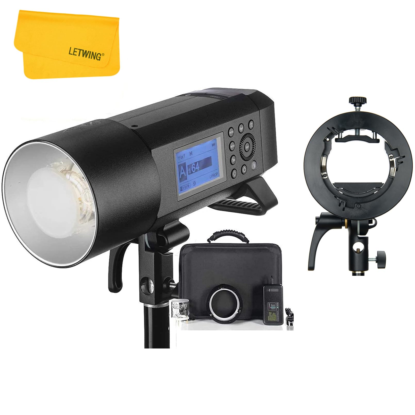 Amazon.com : Godox AD400 Pro AD400Pro Outdoor Flash Strobe Light 