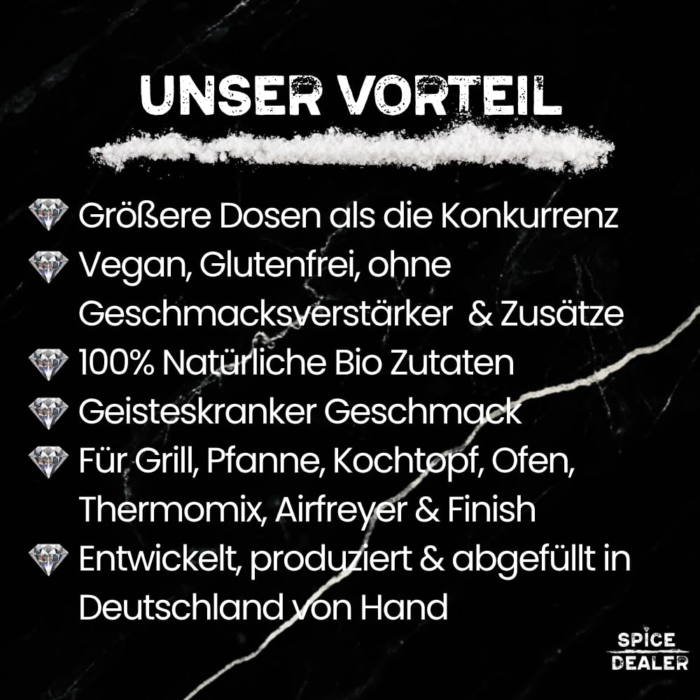 Spice Dealer Zucker Kartell Bio Vanillezucker 3x 190 g