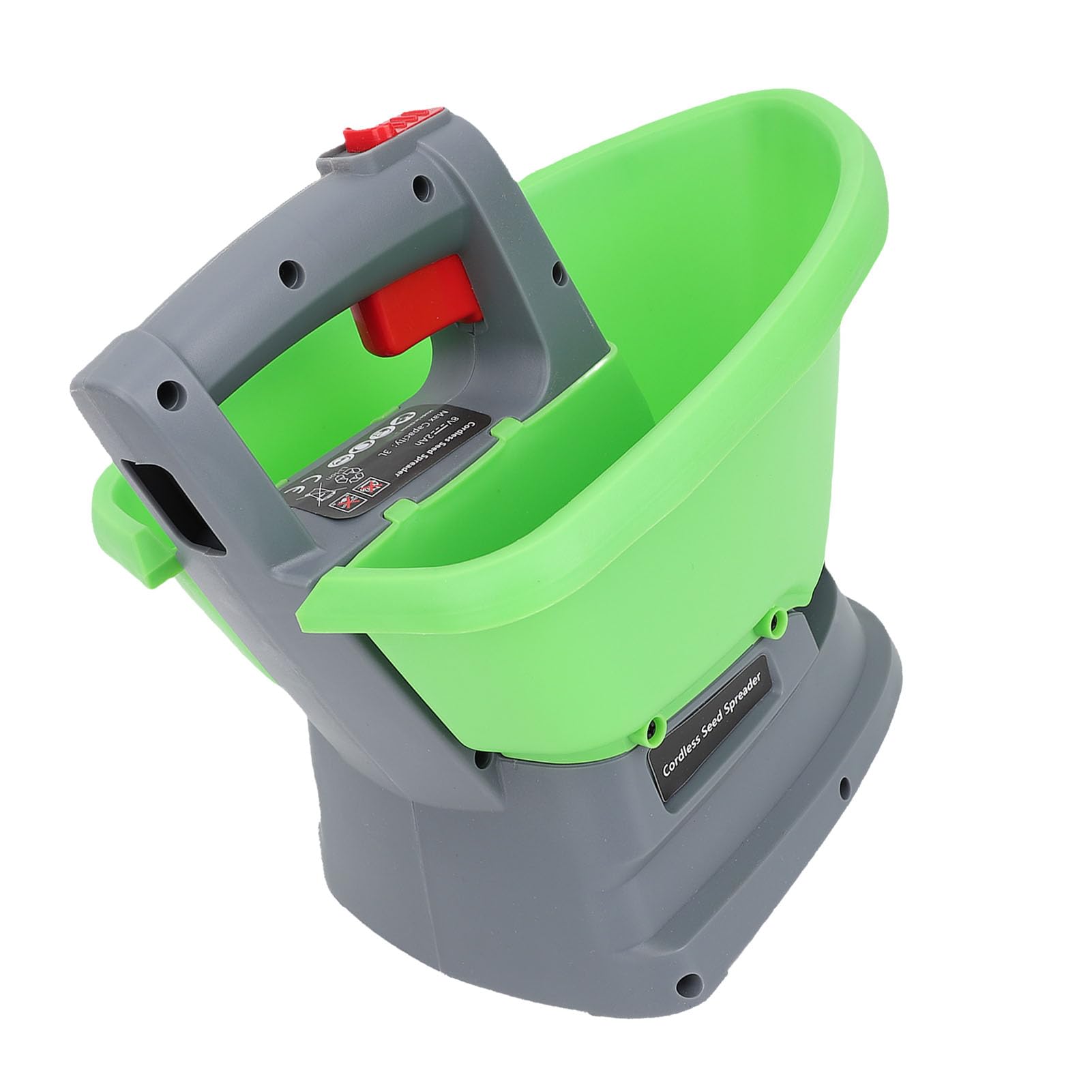 Spanditore Portatile da 3 Litri, Motore Silenzioso da 2600 Giri/min, Alimentato a Batteria, Impugnatura Ergonomica per Fertilizzante, Salgemma, Ghiaccio Sciolto