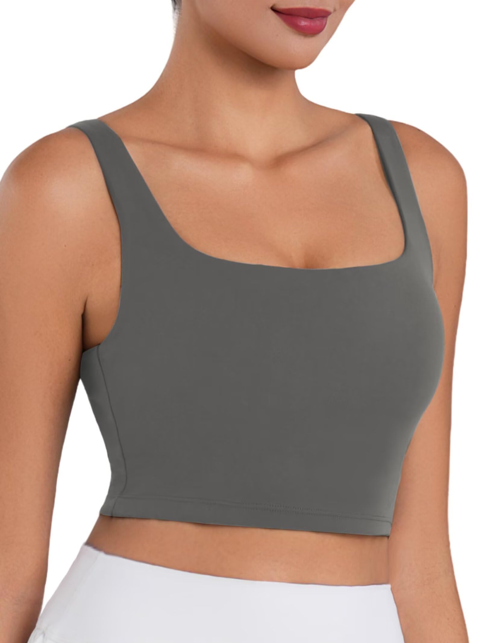 Sunzel Square Neck Longline Sports Bra