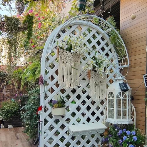 Arche de jardin pour roses et plantes grimpantes, support décoratif de mariage vert