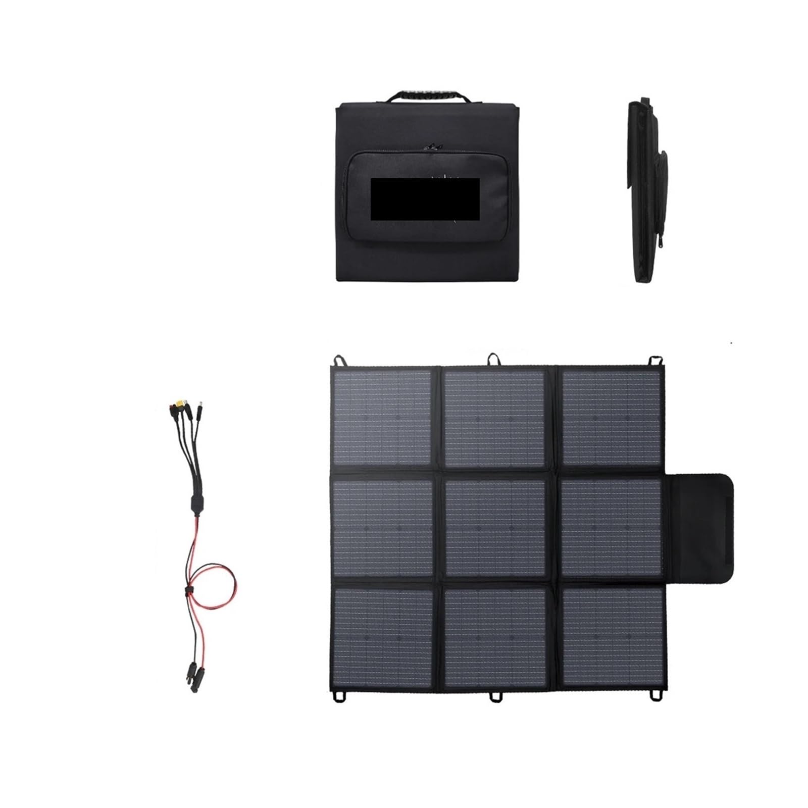 Składany Panel Słoneczny, Składany Panel Solarny Z Wyjściem Solarnym,do domu, na kemping | Zasilanie Na Zewnątrz, Ładowanie