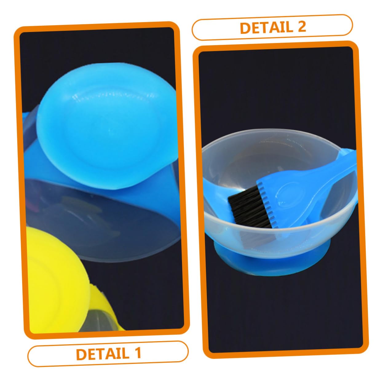 Ipetboom 5 Juegos De Cepillo De Tinte Para El Cabello Kit Para Teñir El Cabello Cuencos Para Mezclar Tinte Tazón Para Teñir El o Tazón Para Colorear Para El o Para