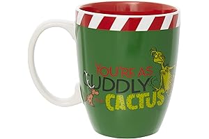Department 56 Dr. Seuss The Grinch Cuddly as a Cactus Coffee Mug