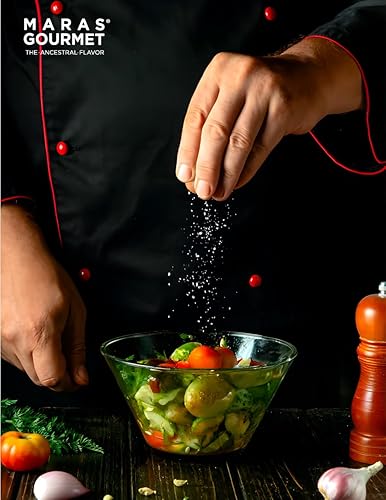 Miniatura 6 de MARAS GOURMET Sal rosa peruana, grano grueso, sal mineral orgánica cosechada a mano de minas de sal de Maras | Sal gruesa gourmet para molinillo y