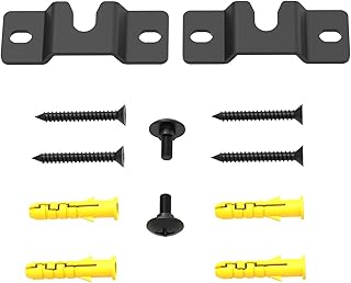 Speaker Wall Mount Brackets for Vizio, Sony, Panasonic, Samsung, & More Surround Sound Speaker, Rear Satellite Speakers, Bookshelf Speakers Mounts Bracket, Mounted on Wall (One Pair)