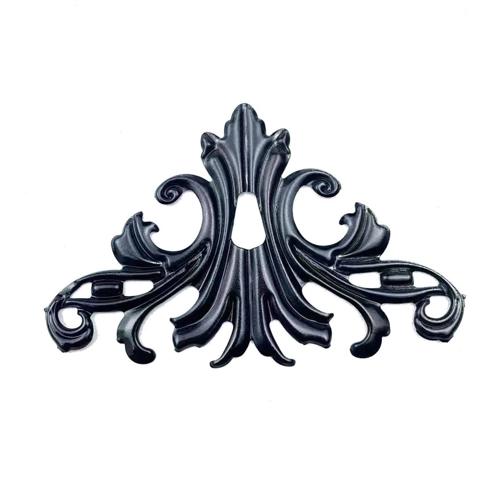 Ochraniacz narożników, Ochraniacz narożników książ 10 szt. 45x78mm metalowe filigranowe kwiaty plasterki zawieszki baza do biżuterii DIY komponenty znaleziska(Rhodium 10pcs)