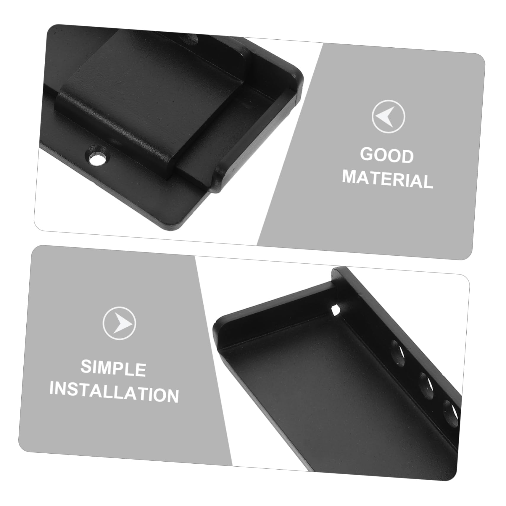 Pestillo Resistente para Puertas Corredizas y Batientes Cerradura De Aluminio Recubierta Bisagras para Portones De Alta Resistencia con Orificio para Candado para Exteriores y