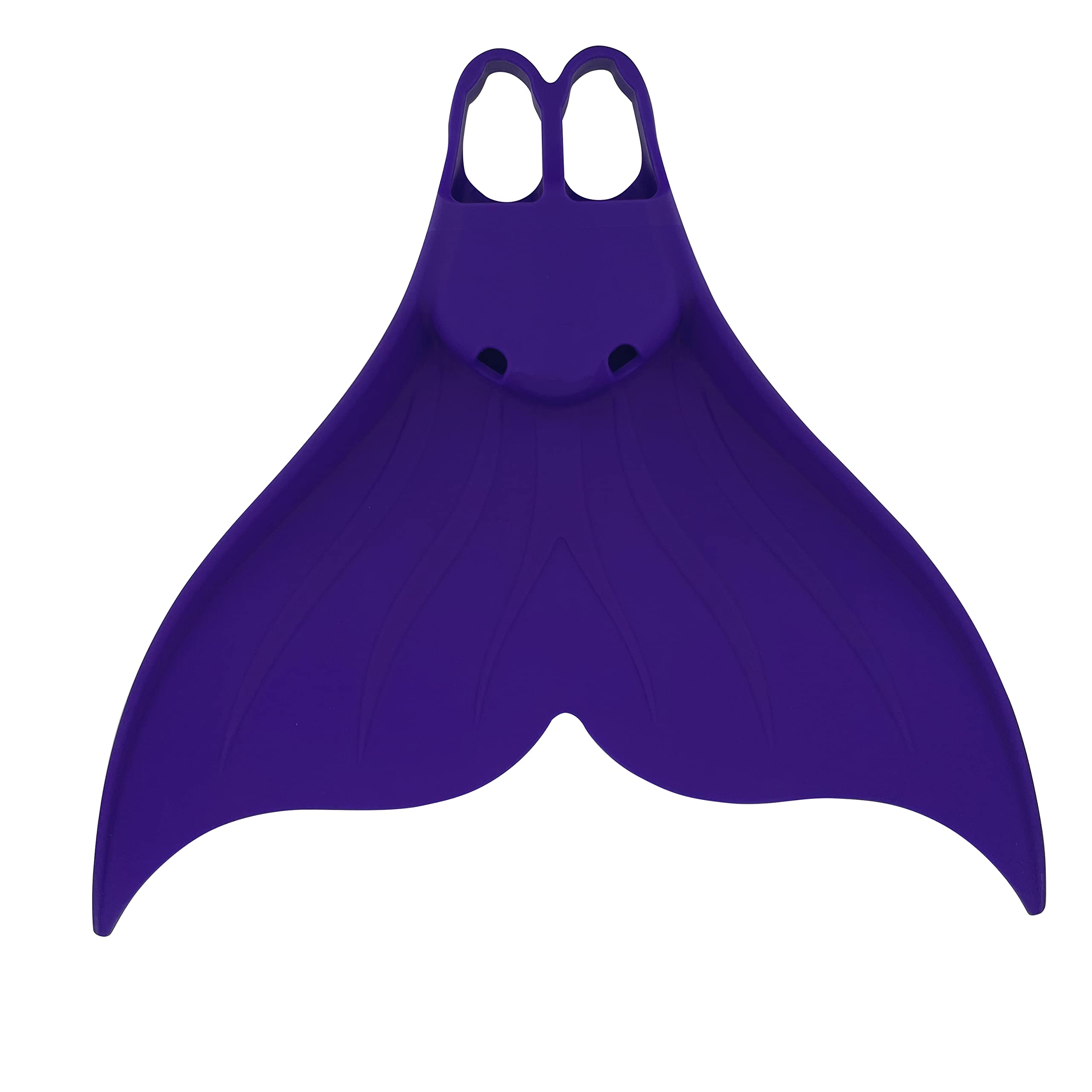 Fins Mermaid Swim Monofin for Snorkeling Diving Swimming Flippers Adult Men Womens (Purple, X-Large)