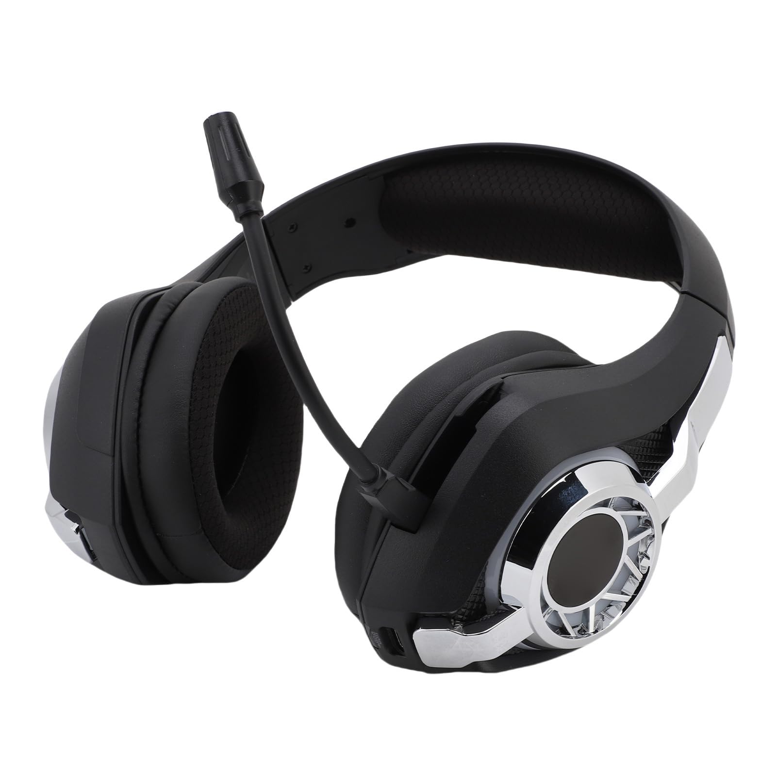 Cocoarm Cuffie da Gioco Wireless, Cuffie da Gioco per PC da 2,4 GHz con Surround 7.1, Microfono con Cancellazione del Rumore, Illuminazione RGB, Driver da 40 Mm, a 3 modalità per Giocatori Mobili