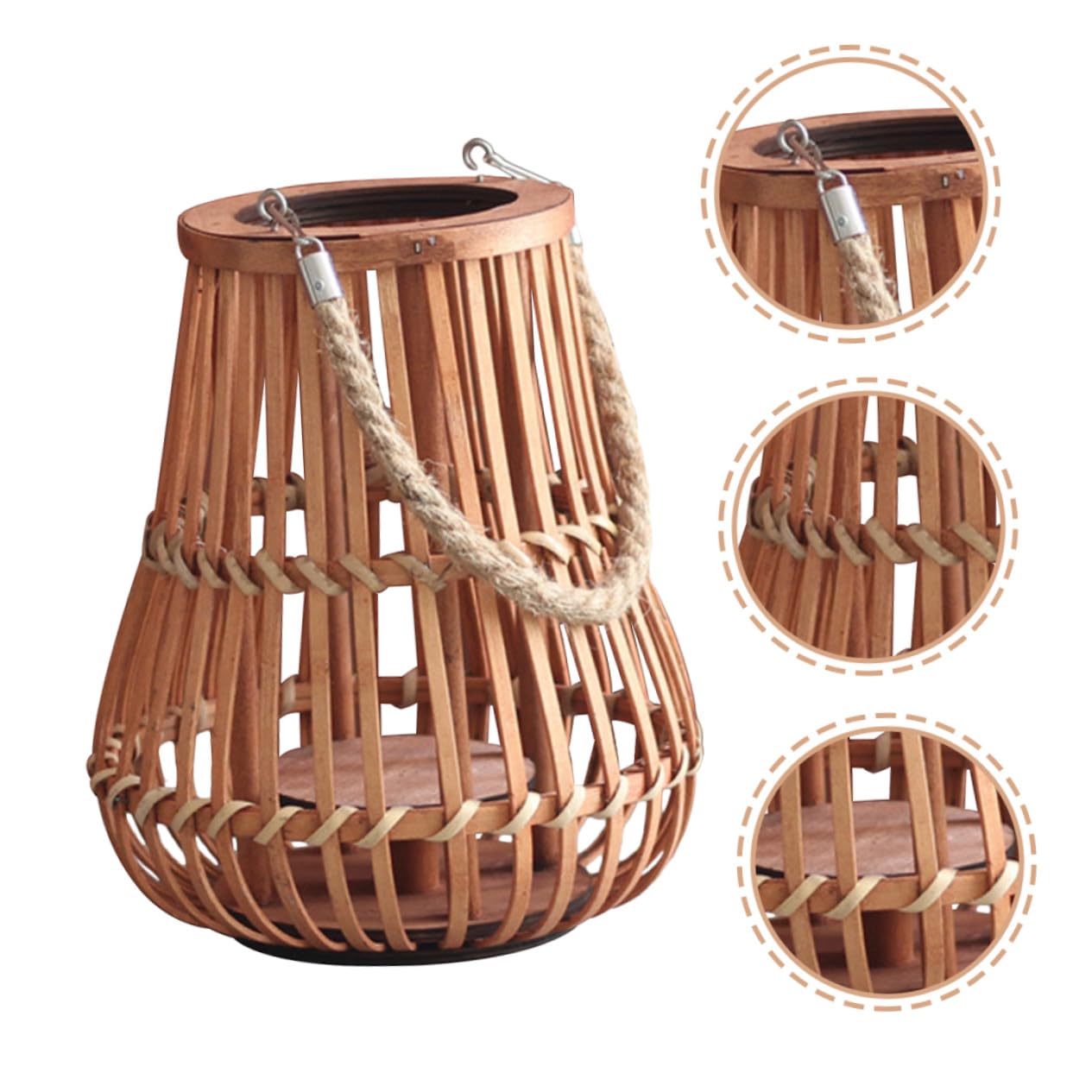 MAGICLULU Ozdoby Do Lamp W Stylu Retro Wiszące Uchwyt Na Lampion W Stylu Boho Retro Ręczna Latarnia Dekoracyjna Dekoracja Do Wnętrz Ogrodowa