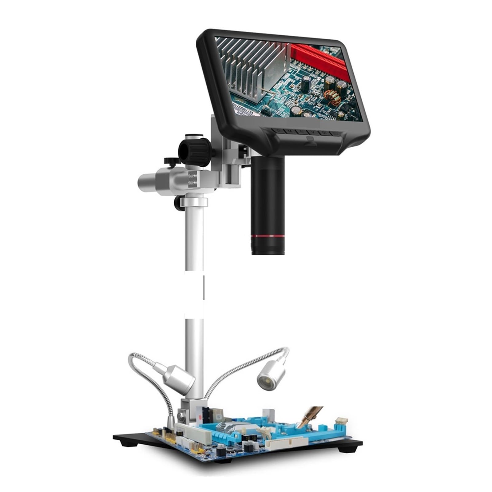 顕微鏡 7 インチ LCD ディスプレイ工業用顕微鏡デジタル電子