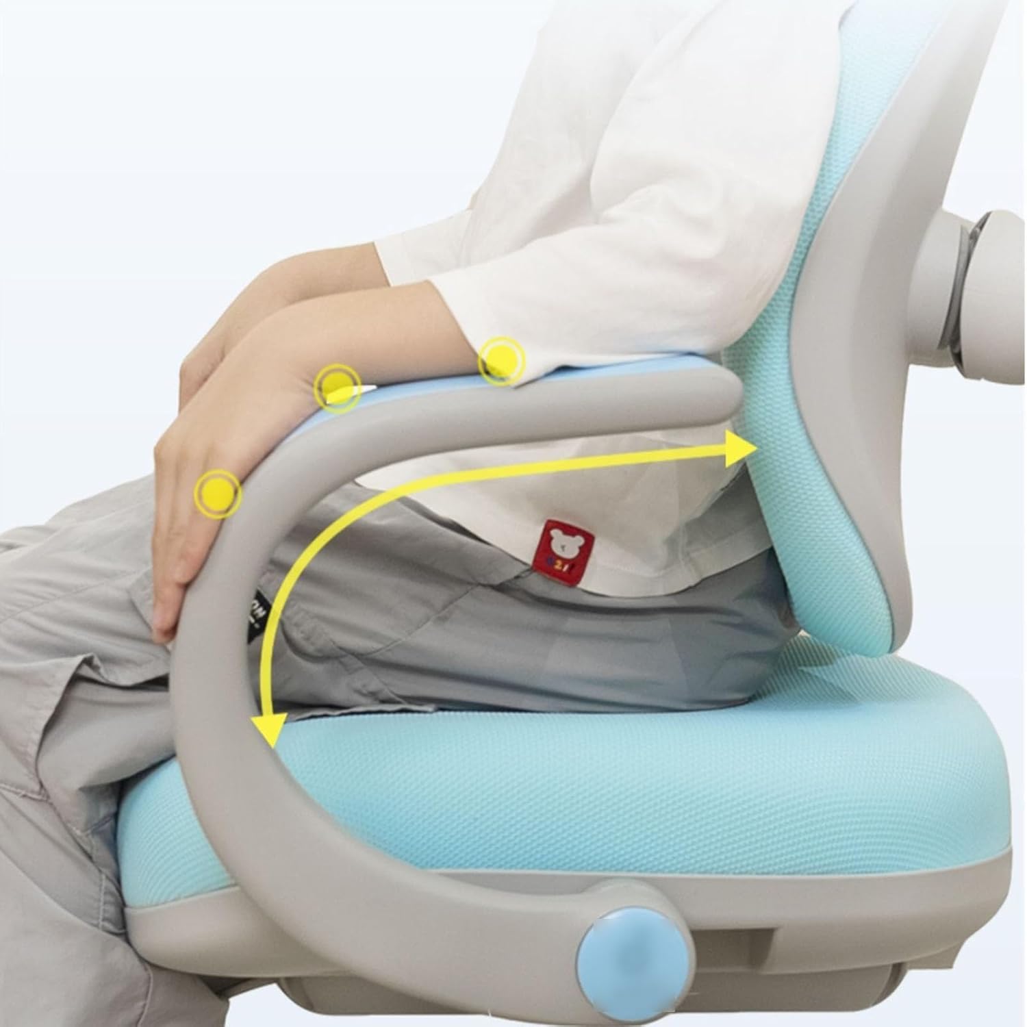 Office Computer Desk Chair - Kids Office Chair, Kids Computer Chair, Ergonomic Office Computer Desk Kids Study Chair for Home/School/Office (Pink)