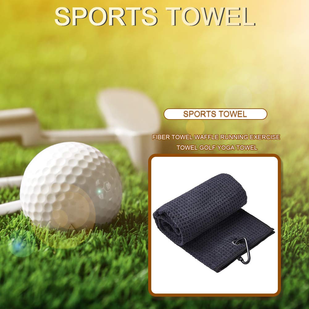 Cooling Towel, Kühlendes Handtuch, Mikrofaser Golfhandtuch, Kühltücher Hals, Sofortige Relief Eiskalt Kühlen Handtuch Atmungsaktives für Fitness Gym Golf Yoga Laufen
