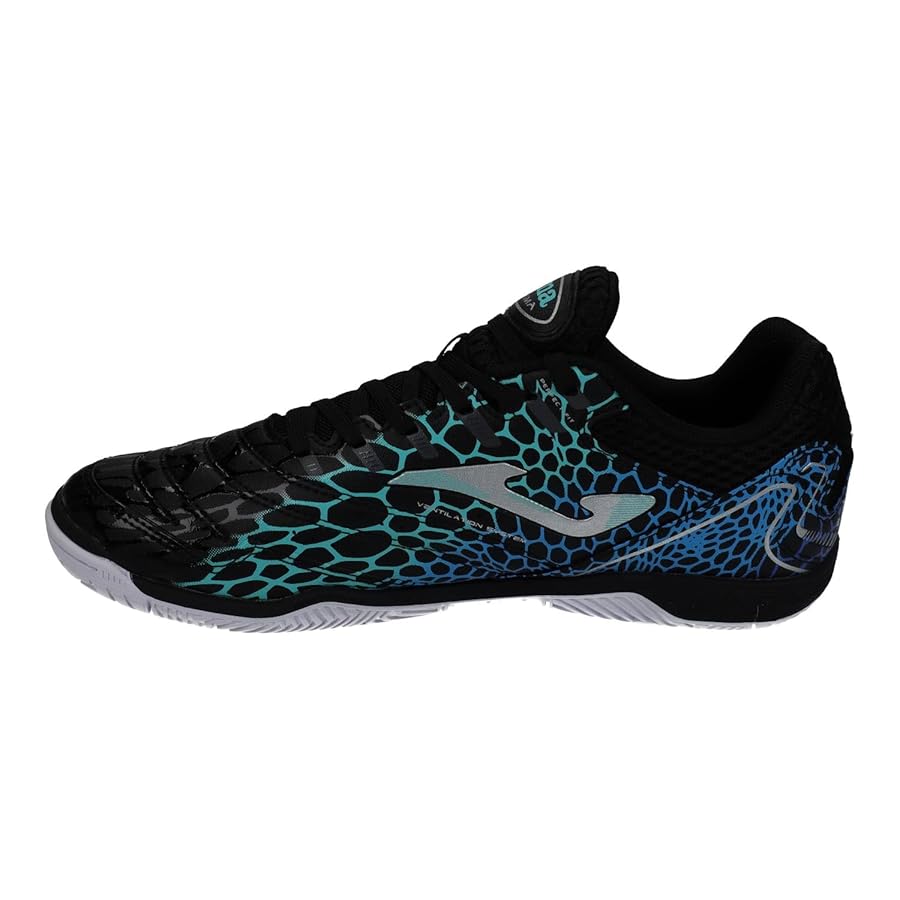 Amazon.com | Joma Maxima 2531 Futsal Shoe, Black/White, 8 US