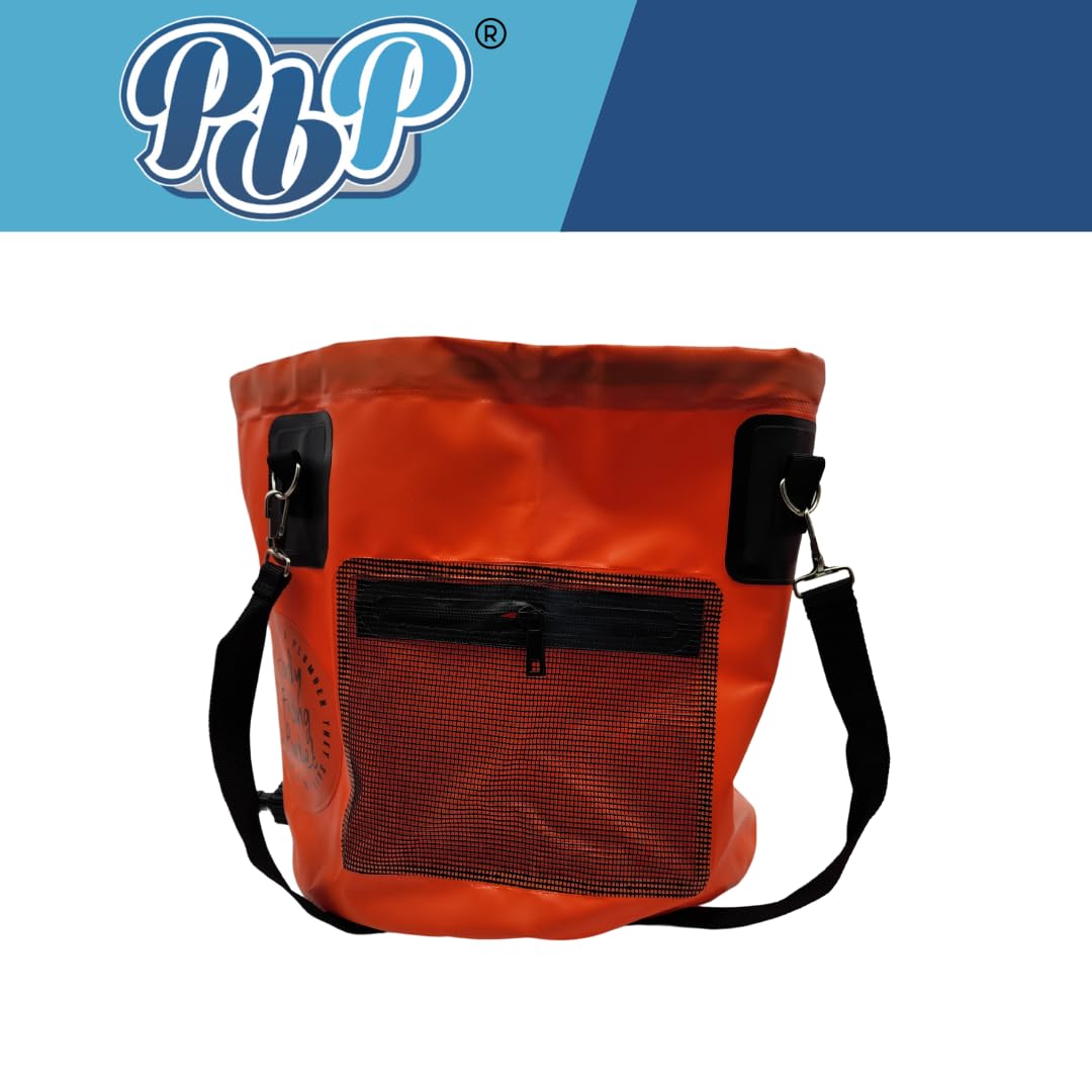 PBP "Beaplumber" praktischer faltbarer Eimer, 30 l Fassungsvermögen, mit Schnellschlauchanschluss (Orange)