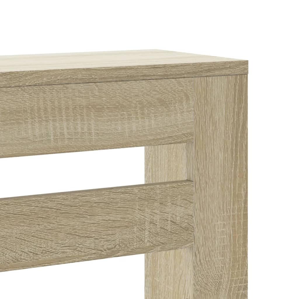 Heizkörperverkleidung Sonoma-Eiche 104x20x82 cm Holzwerkstoff mit Wandhalterung für modernes Wohnzimmer, dekorative Abdeckung, praktische Ablagefläche, langlebiges Material
