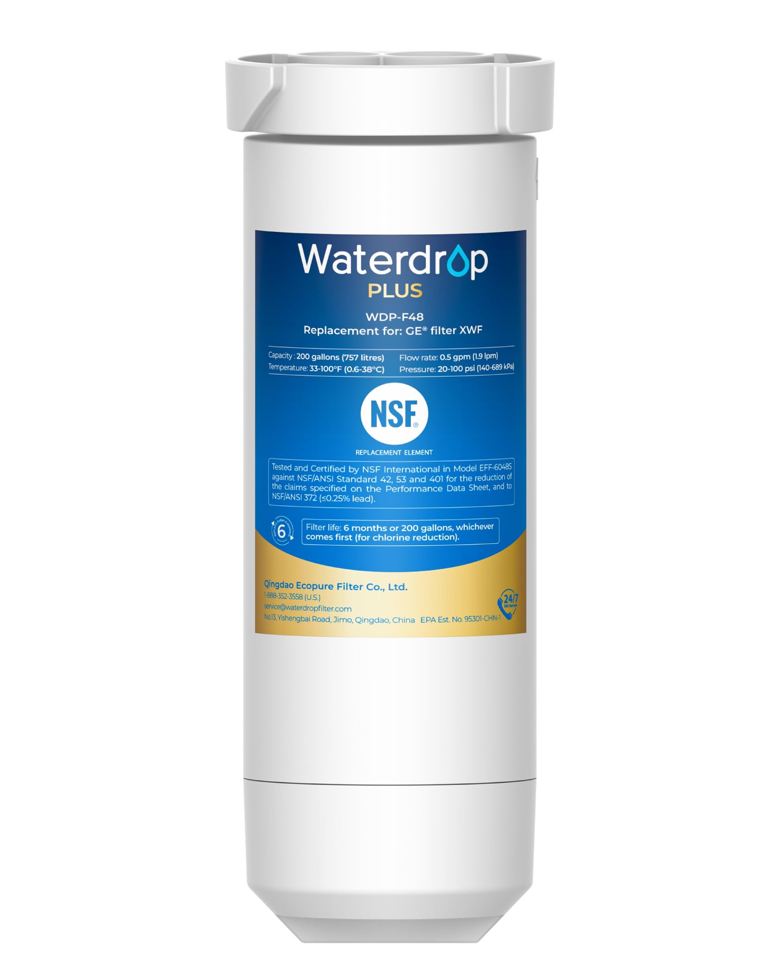 Amazon.com: Waterdrop Plus XWF Replacement for GE® XWF, WR17X30702