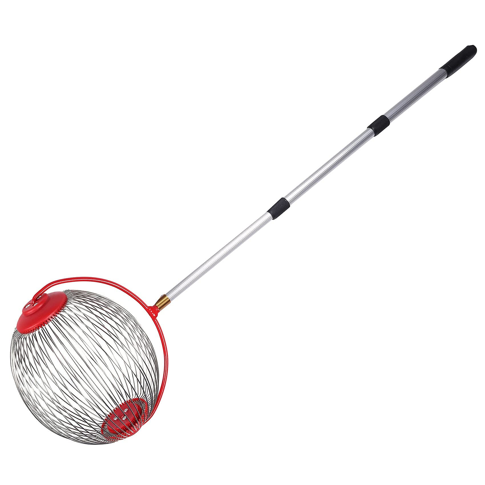 Recolector de bolas de acero ajustable para recolectar nueces, nueces, nueces, cangrejo, manzanas