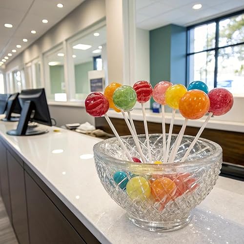 Vista 54 de Zollipops Clean Teeth - Paletas, sabor durazno, 3.1 onzas