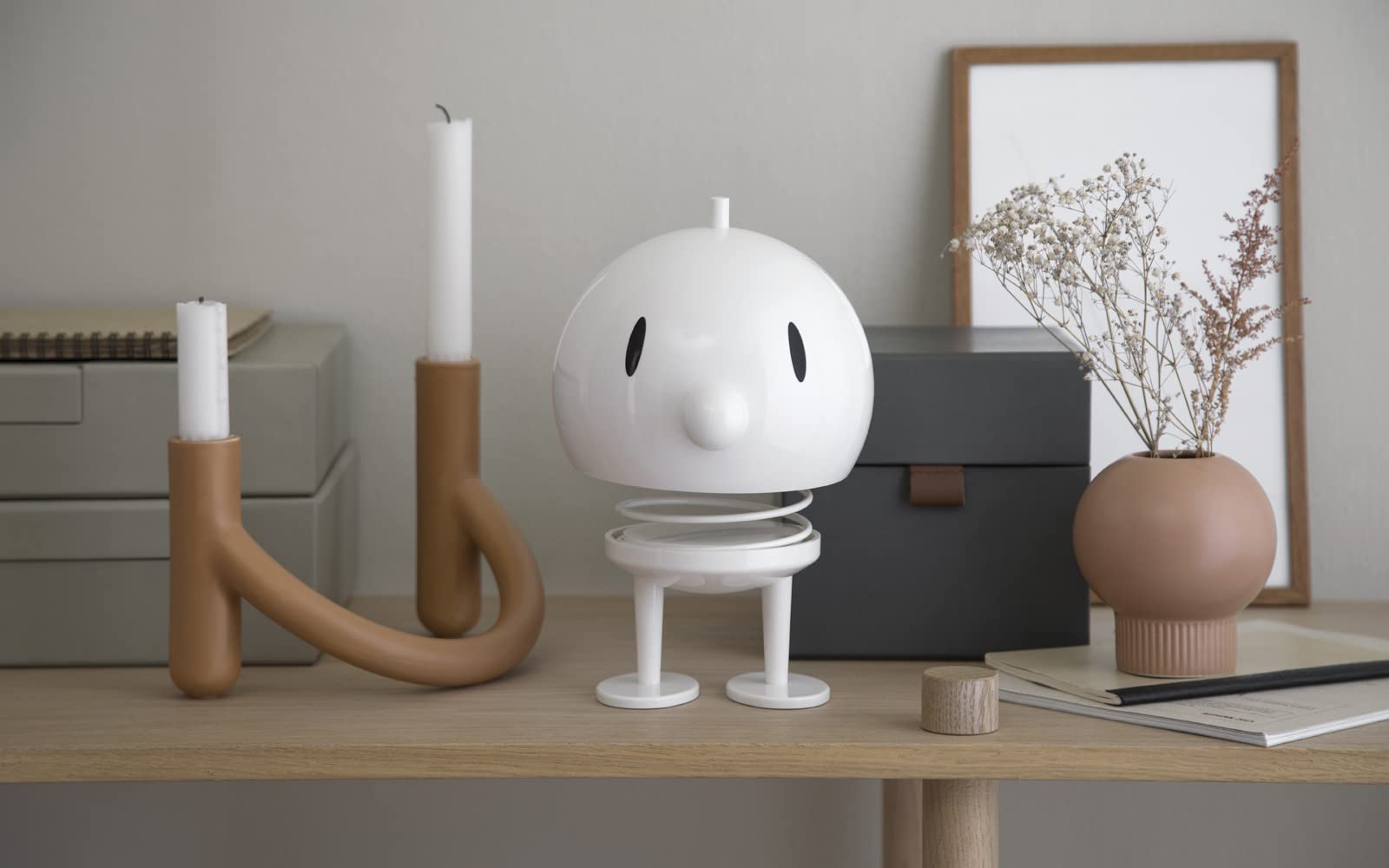 Hoptimist Bumble Bobble Figure & Lucky Charm, Scandinavian Decorative Figures for Living Room Desk, Office - Image 2