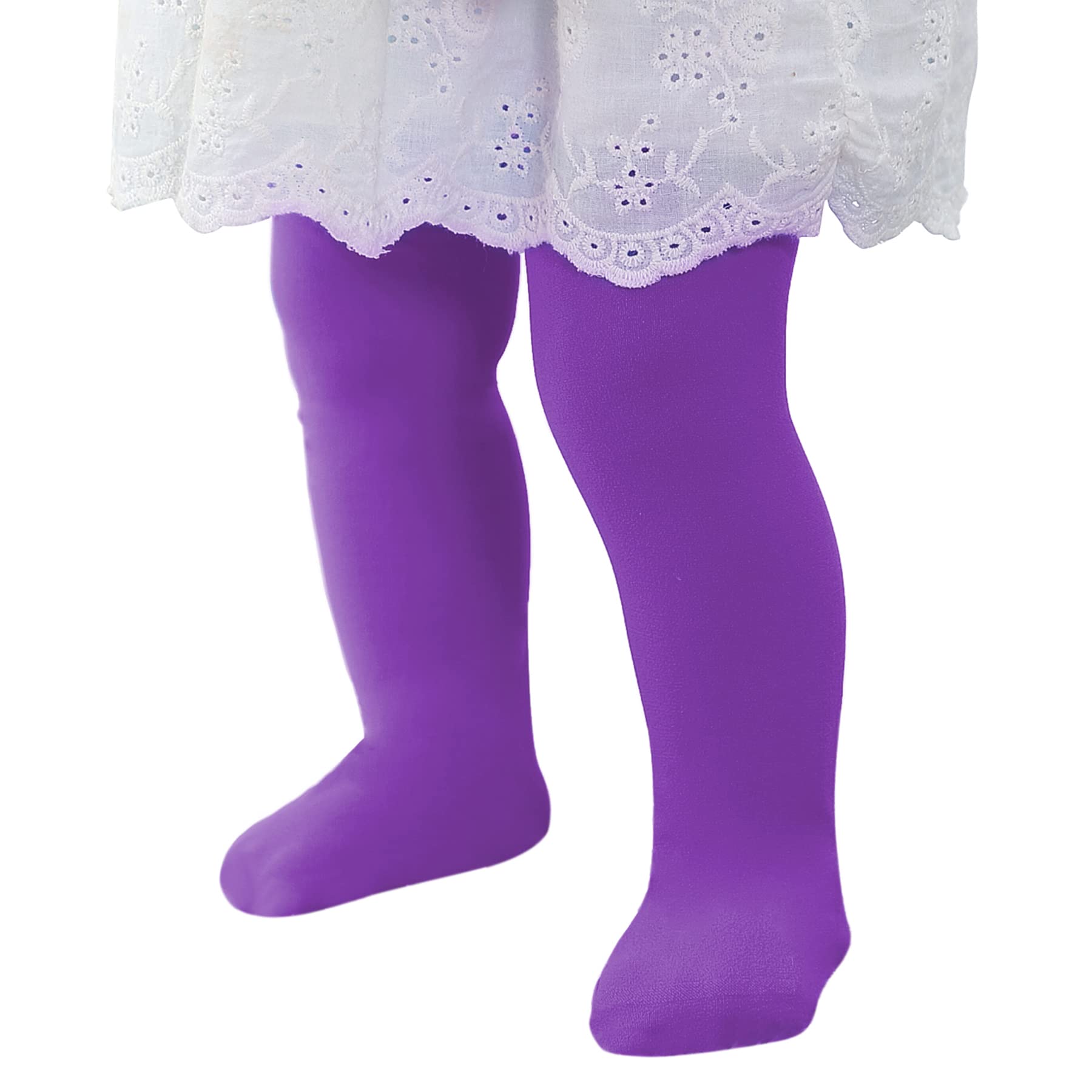 Zando Ultra Soft Toddler Ballet Tights Seamless Baby Girl Stockings 1-6T