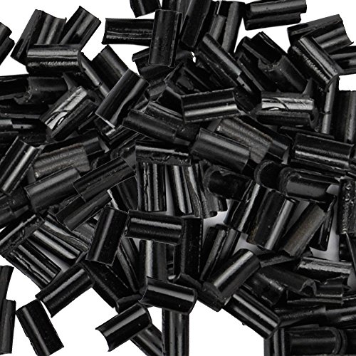 E-TING 100pcs Hair Extensions Keratin Bonding Glue Fusion Nail U Tips (Black)