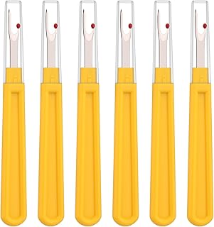 Seam Ripper, 6 PCS Seam Rippers for Sewing, Yellow Thread Cutter