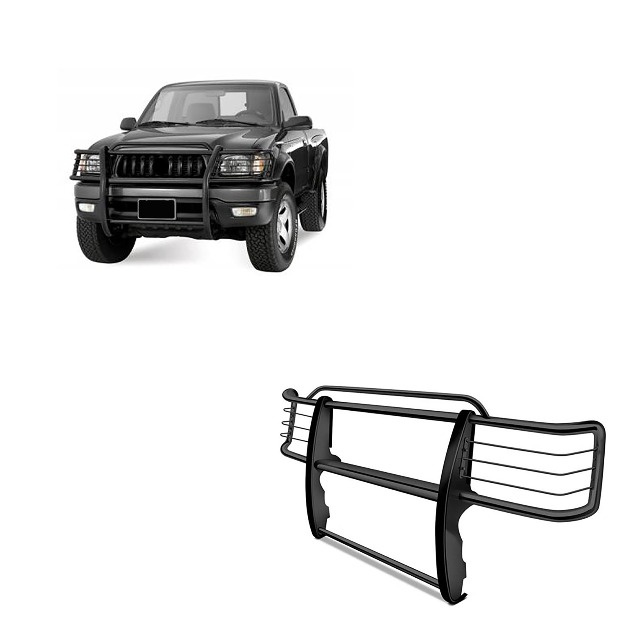 Amazon.com: Black Horse Grille brush Bumper Guard Modular Black 