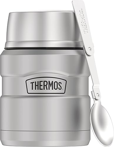 Miniatura 1 de Tarro para alimentos de Thermos 16 onzas acero inoxidable 16 onza Acero inoxidable