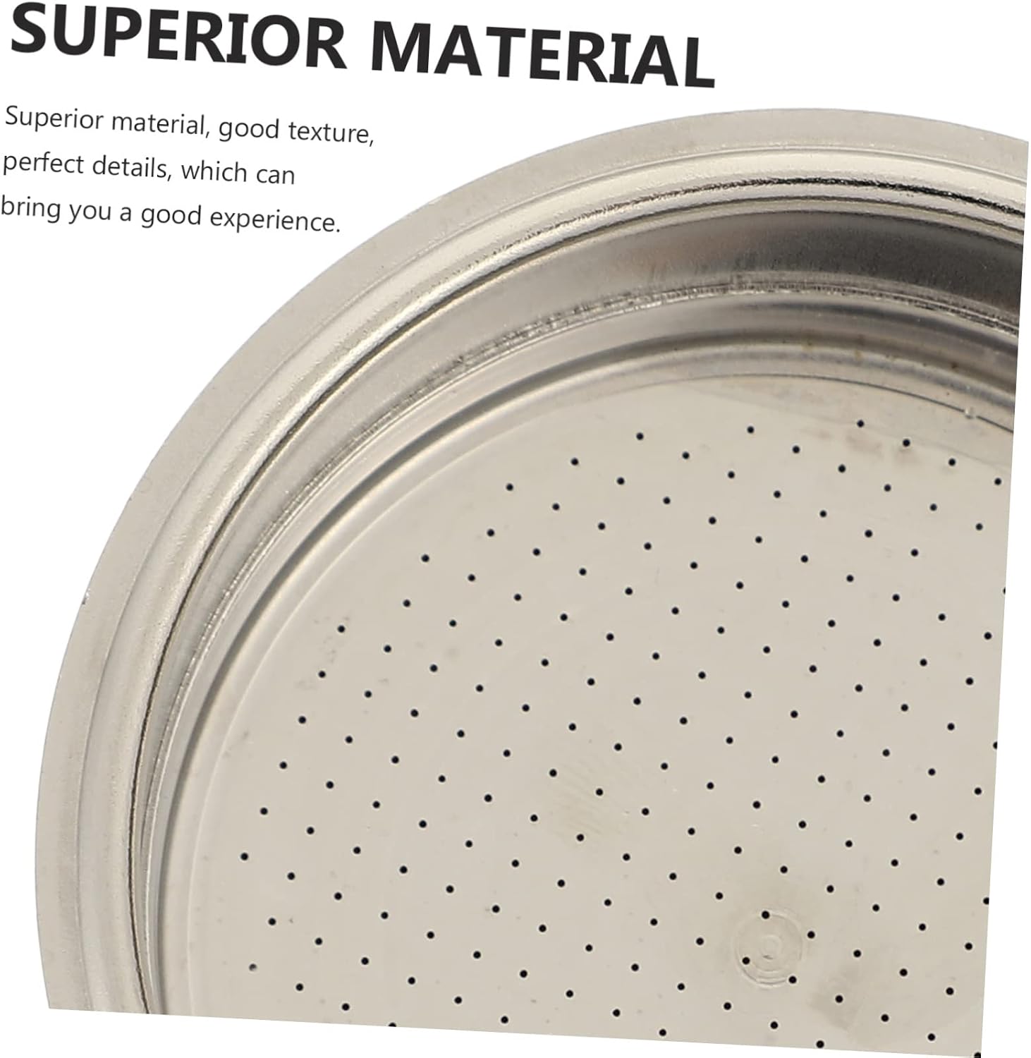 Double Pressure Coffee Machine Filter Cup Fine Mesh Filter for Maker Stainless Steel Espresso Strainer Cup